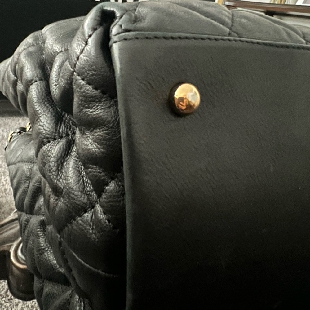 Chanel Gold Hardware Black Calfskin Leather Tote - Picture 6 of 16
